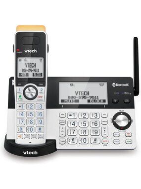 Long Range Cordless Phone with Answering Machine, Call Blocking, Bluetooth